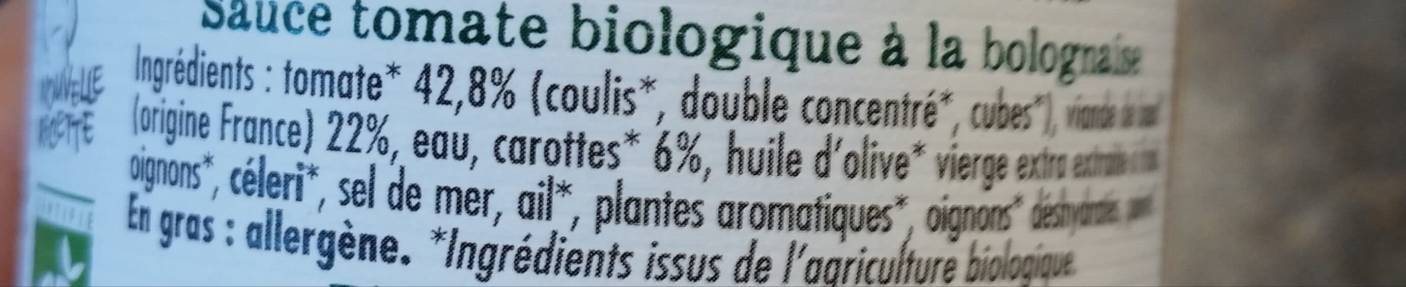 Prosain Bolognaise aux petits légumes packshot