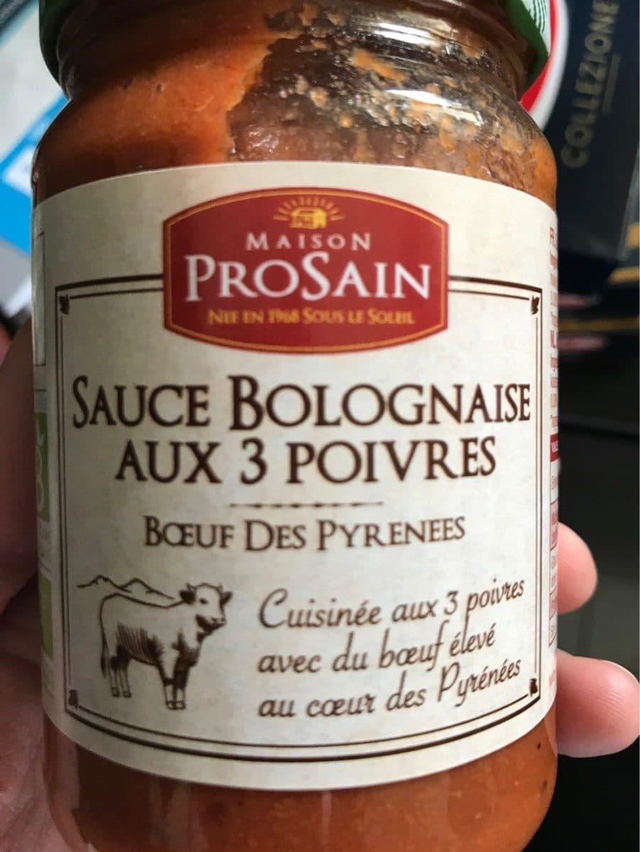 Prosain Sauce Bolognaise Aux Trois Poivres packshot