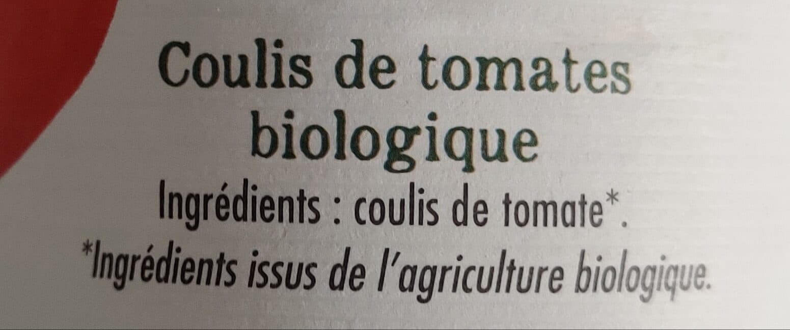 Prosain Mes tomates en coulis packshot