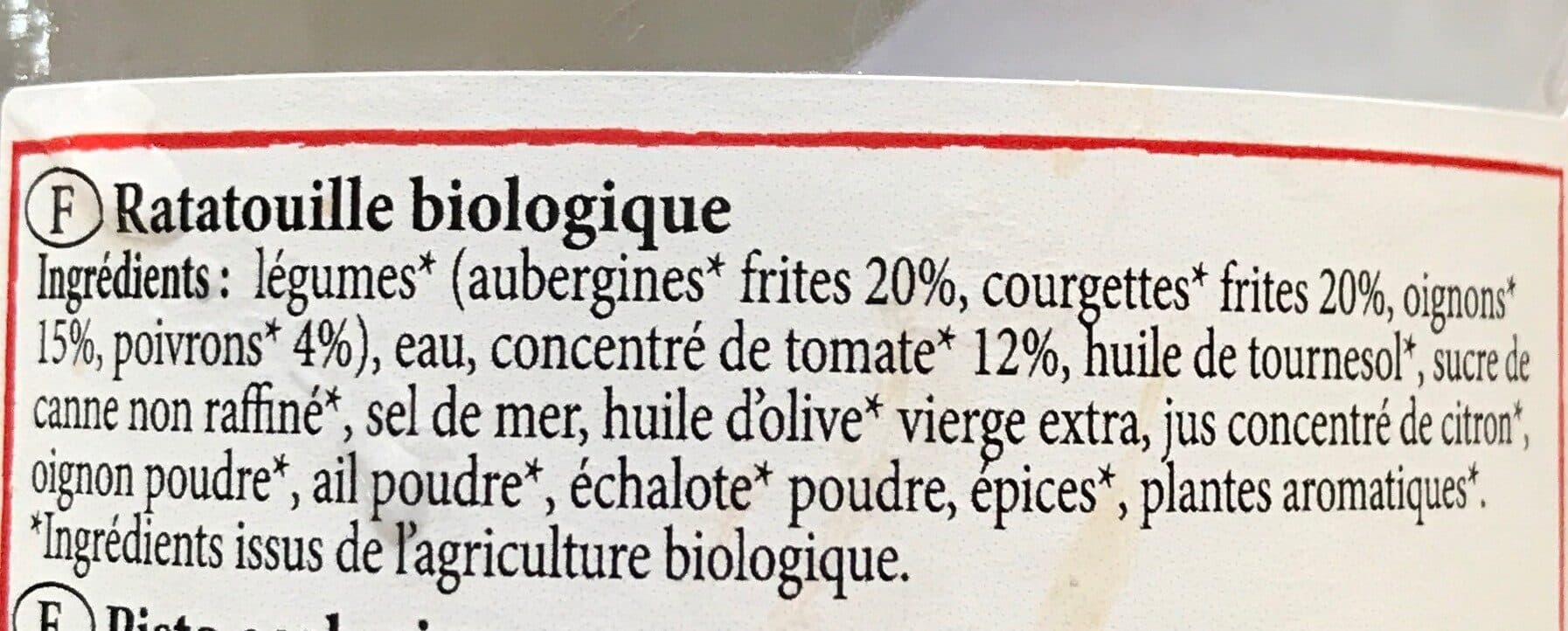 Domaine du Matès Ratatouille Bio à la Catalane packshot