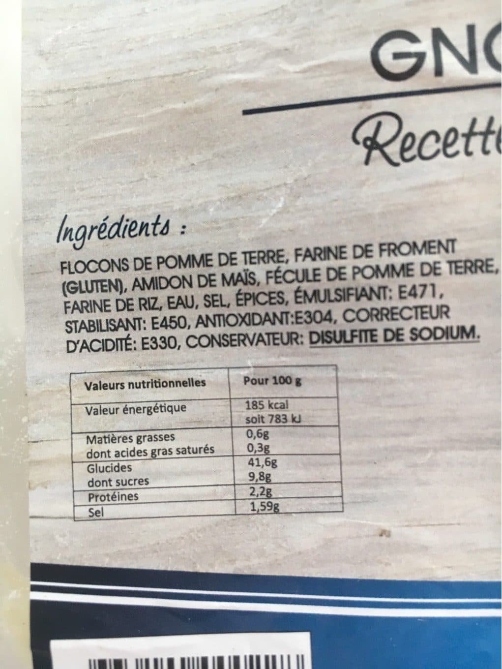 Colomba Gnocchi packshot
