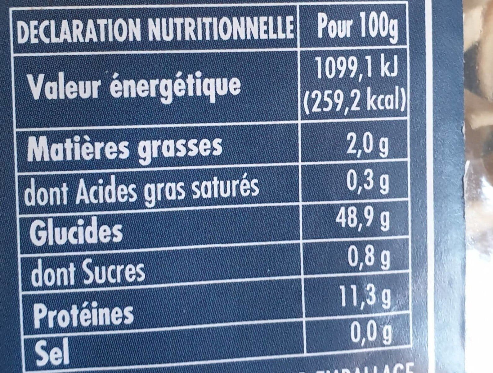 Open Food Facts Tagliatelles fraiches au blé complet packshot