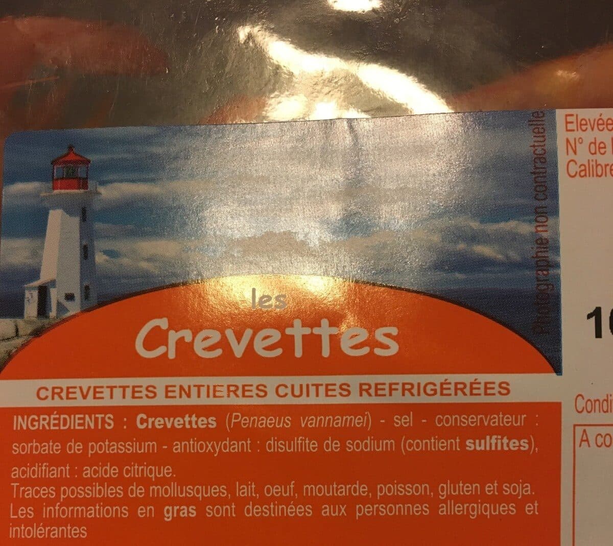 Delpierre Les Crevettes Entières-cuites packshot