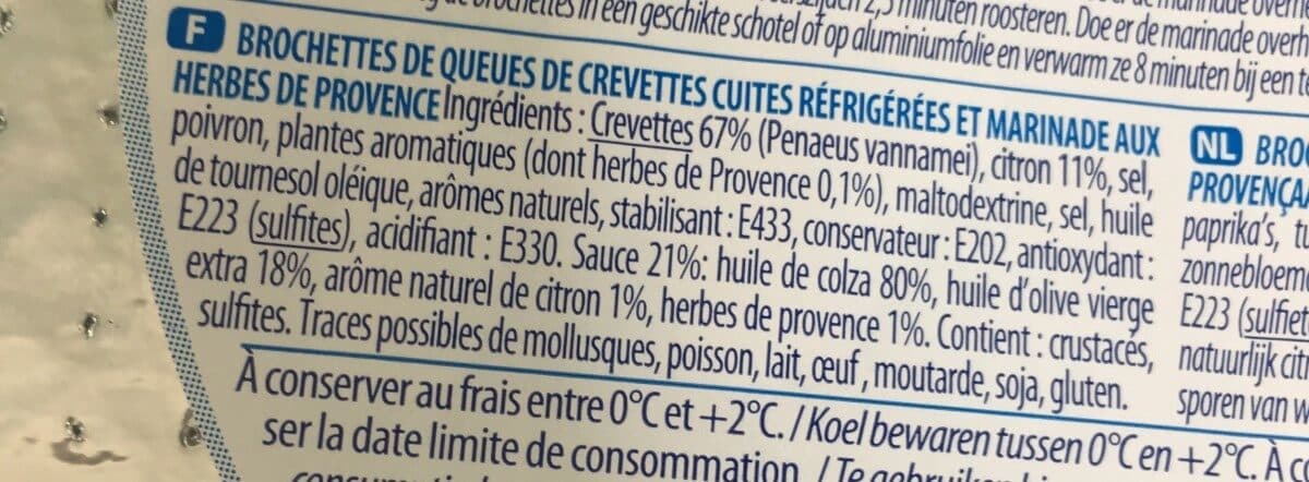 Delpierre Brochette de crevettes packshot