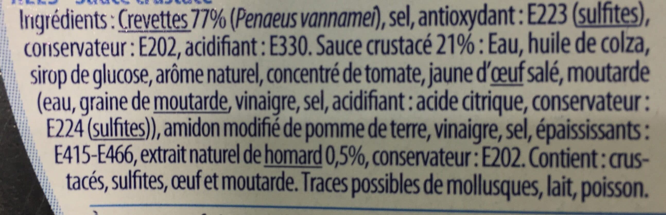 Delpierre Couronne de crevettes sauce crustacés packshot