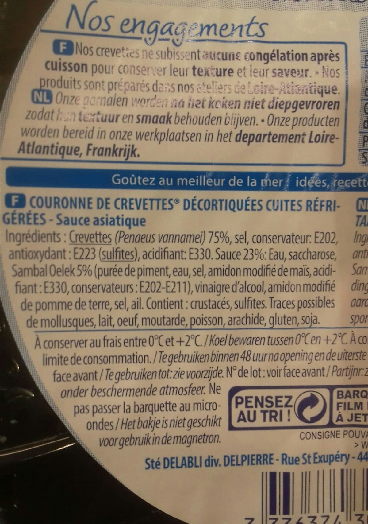 Delpierre Couronne de crevette packshot
