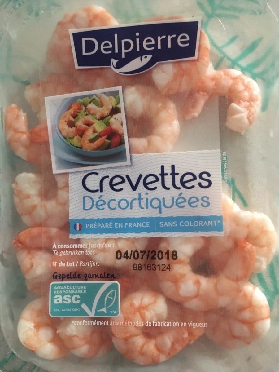 Delpierre Crevettes décortiquées packshot