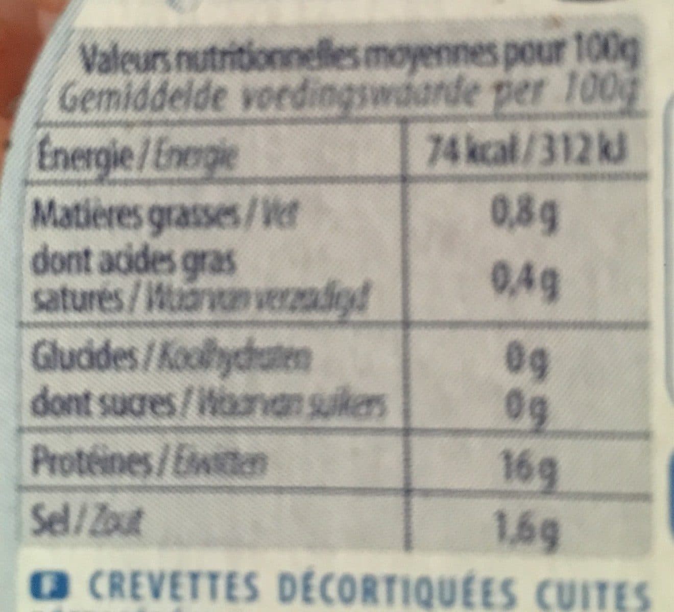 Delpierre Crevettes décortiquées packshot