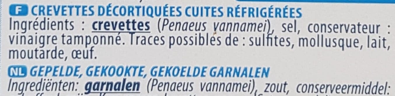 Delpierre Crevettes Décortiquées packshot