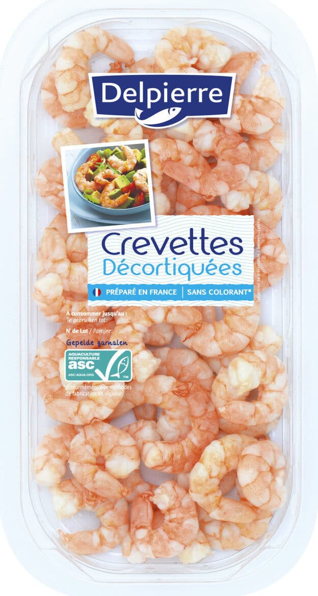 Delpierre Crevettes Décortiquées packshot