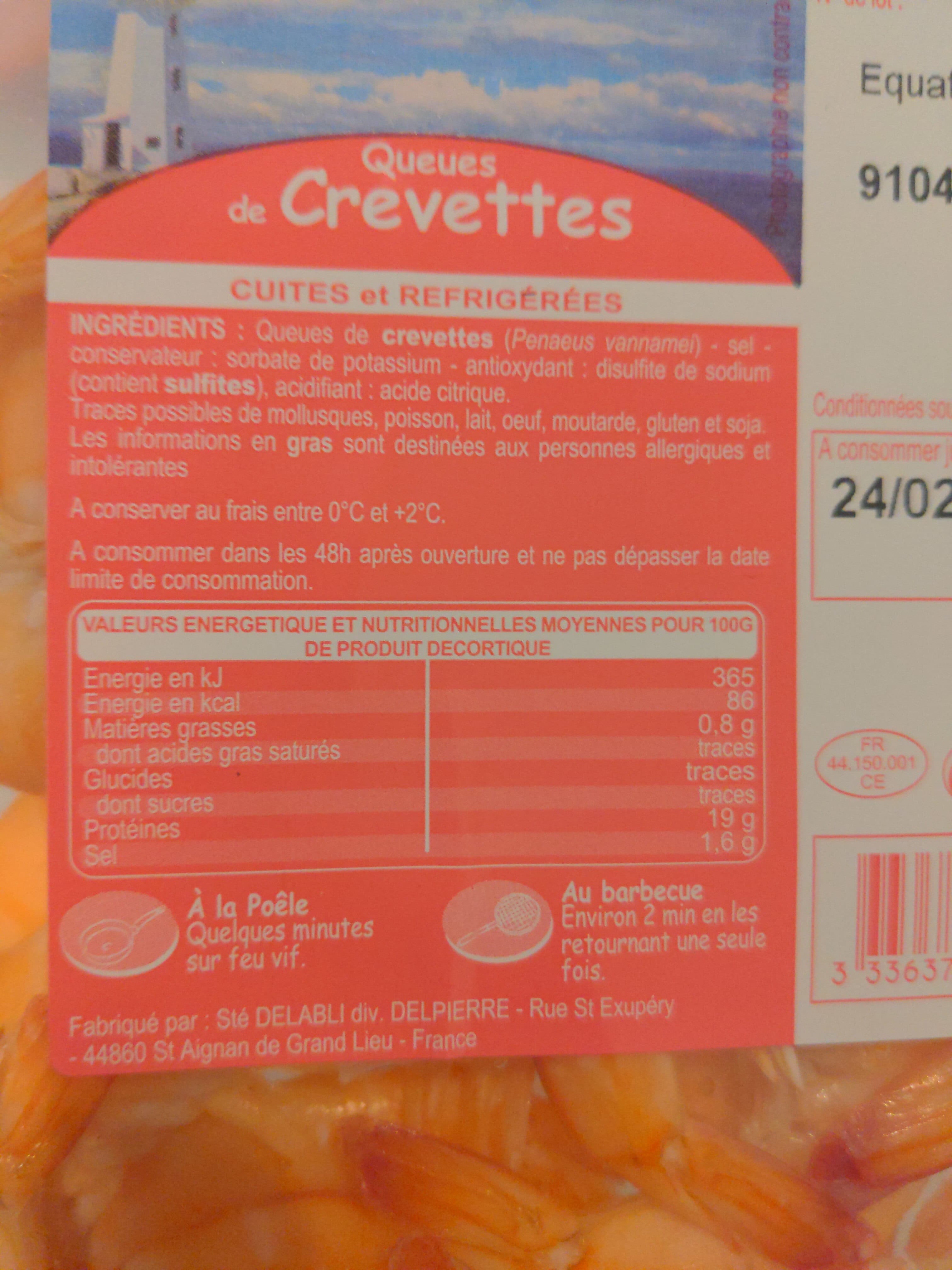 Monoprix Queues de Crevettes packshot