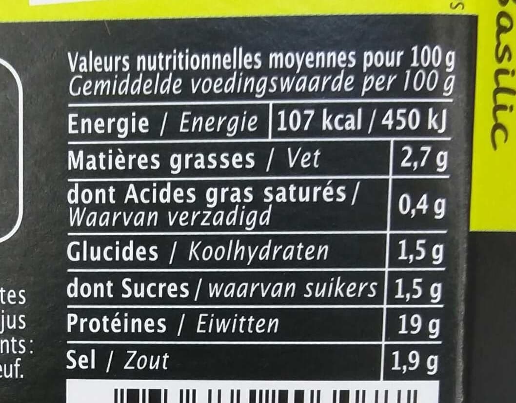 Delpierre Queues de Crevettes Marinées Citron Basilic packshot