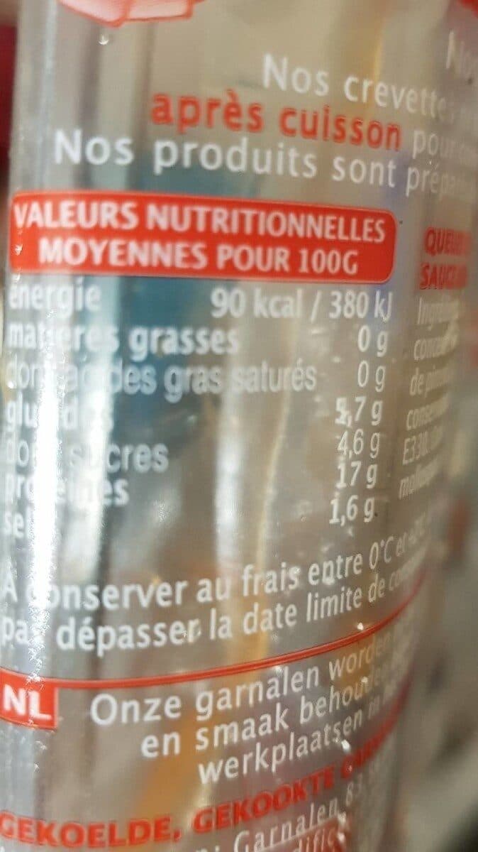 Delpierre Queue de crevettes sauce asiatique à poêler packshot