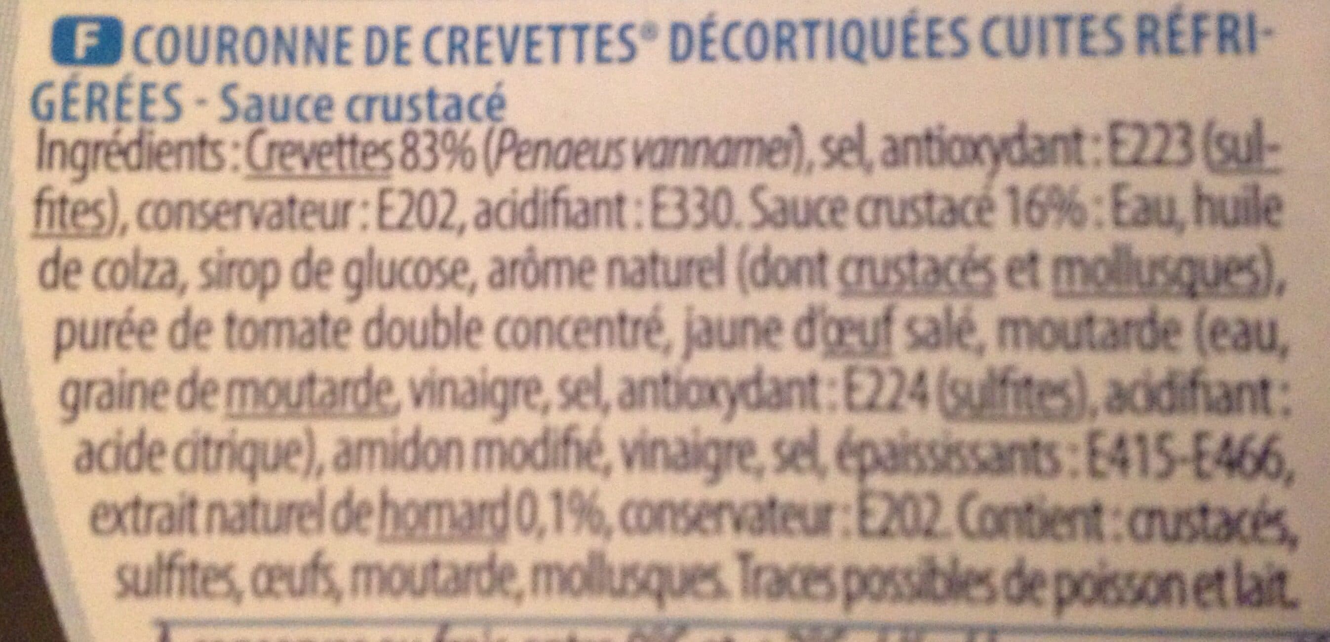 Delpierre Couronne de crevettes sauce crustacé 220 g packshot