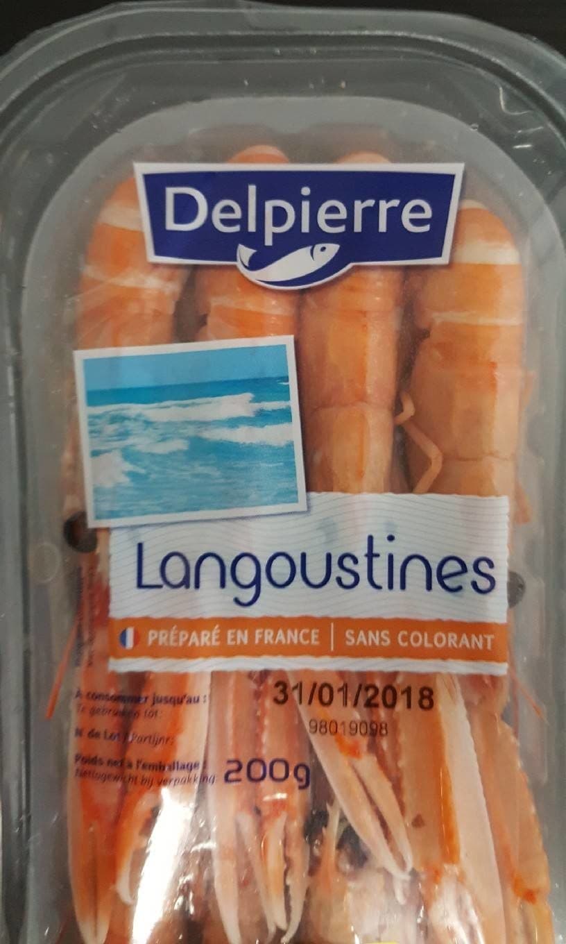 Delpierre Langoustines 200 g packshot