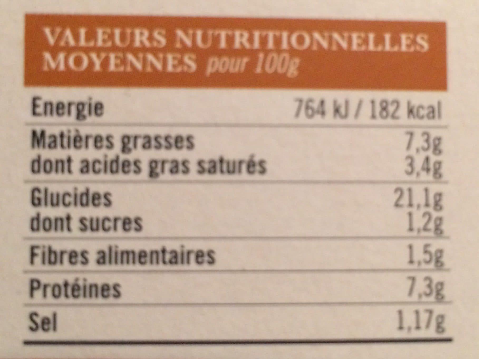 Bernard Jarnoux 2 Galettes de blé noir Pommes de terre Lardons Fromage à Tartiflette packshot