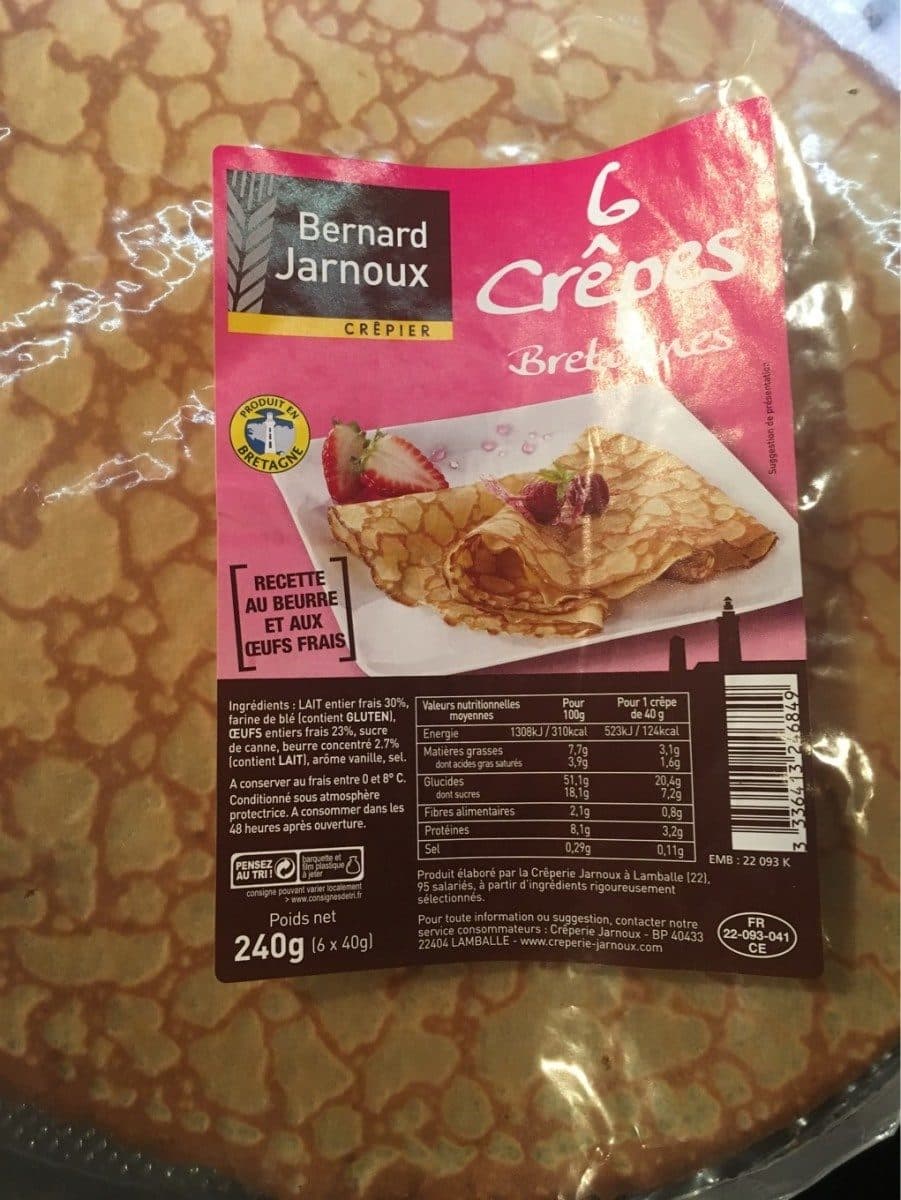 Bernard Jarnoux Crepe bretonne packshot