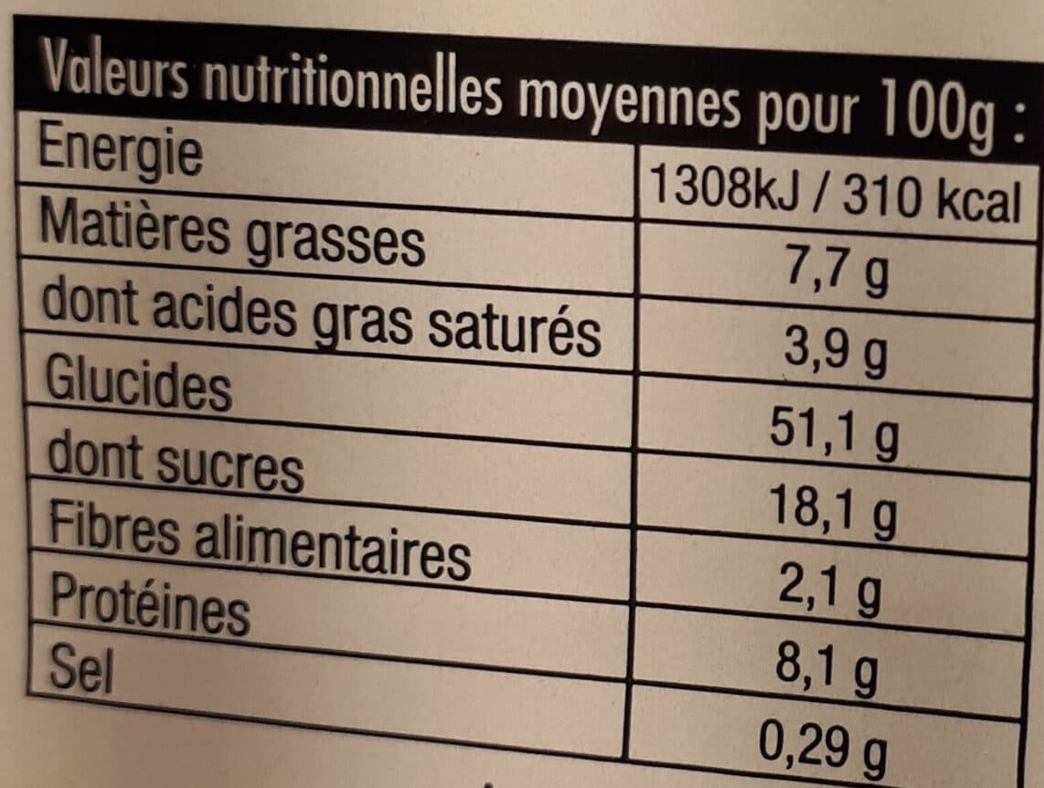 Bernard Jarnoux 6 crêpes de froment au sucre de canne packshot