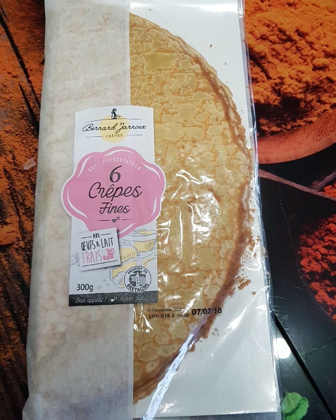 Bernard JARNOUX Crêpes fines packshot