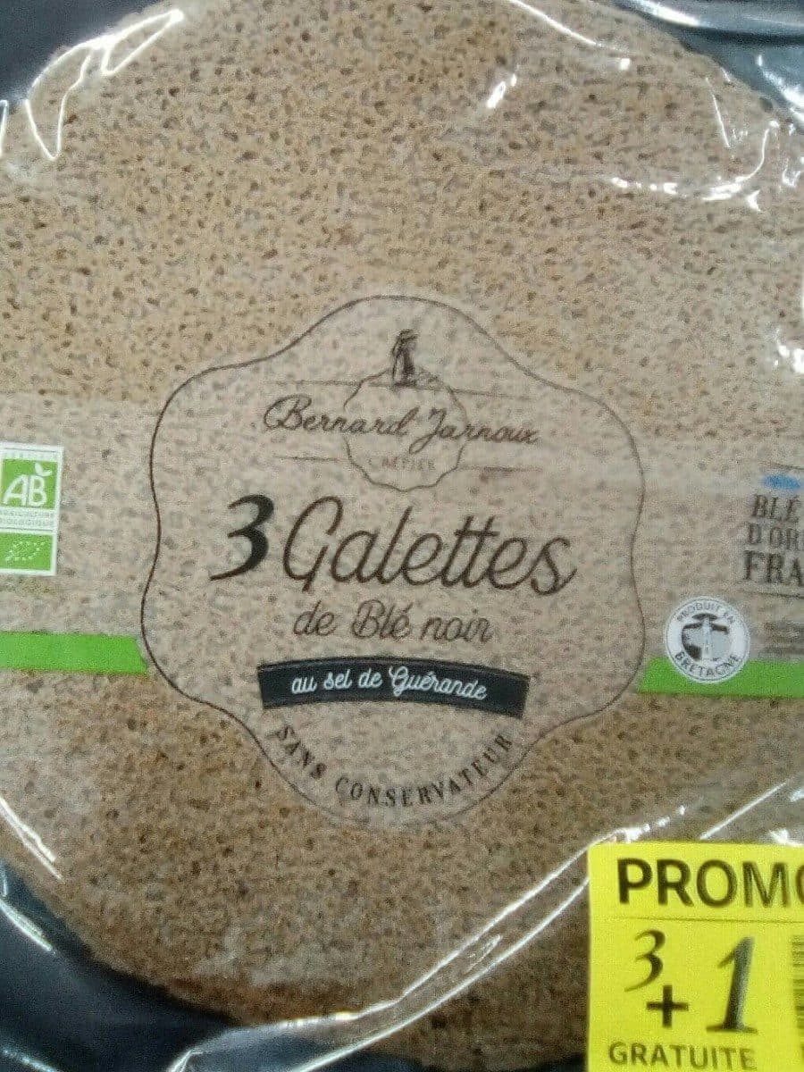 Bernard Jarnoux Galettes de blé noir packshot