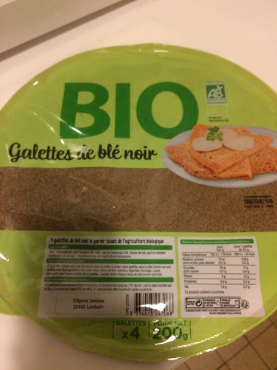 Bio Galette de blé noir packshot