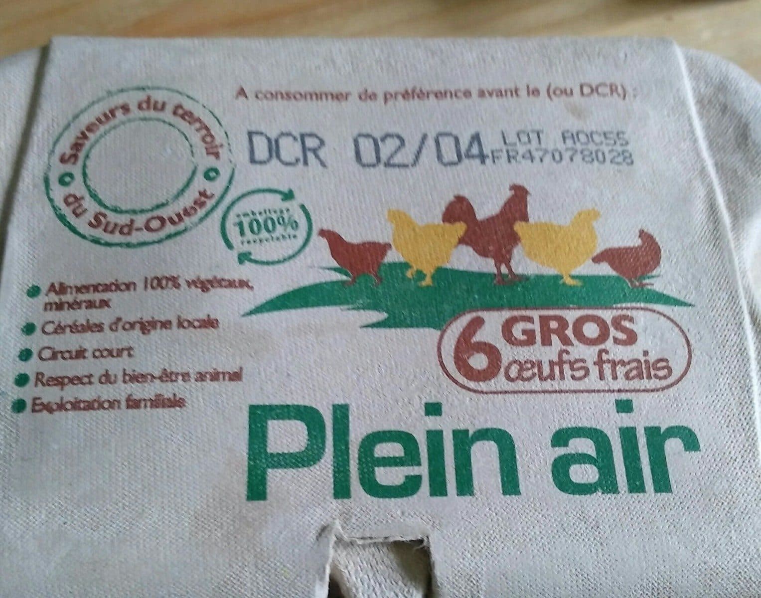 Tipiak Oeufs packshot