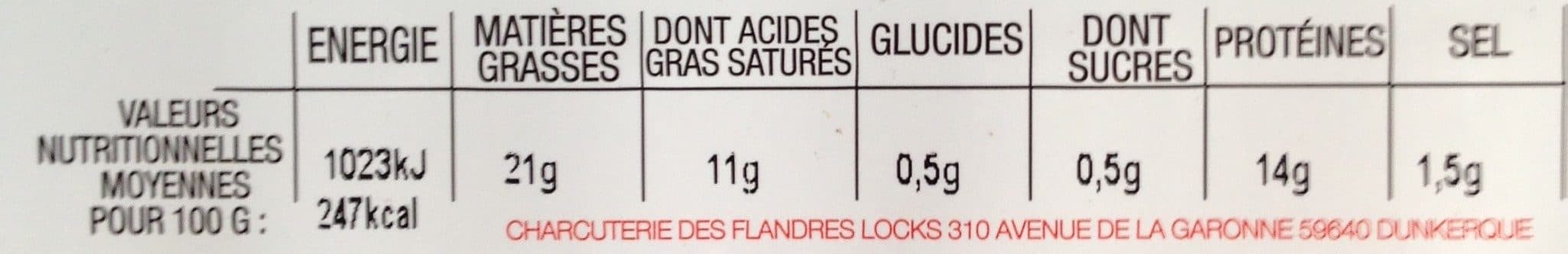 Charcuterie des Flandres Chipolatas packshot