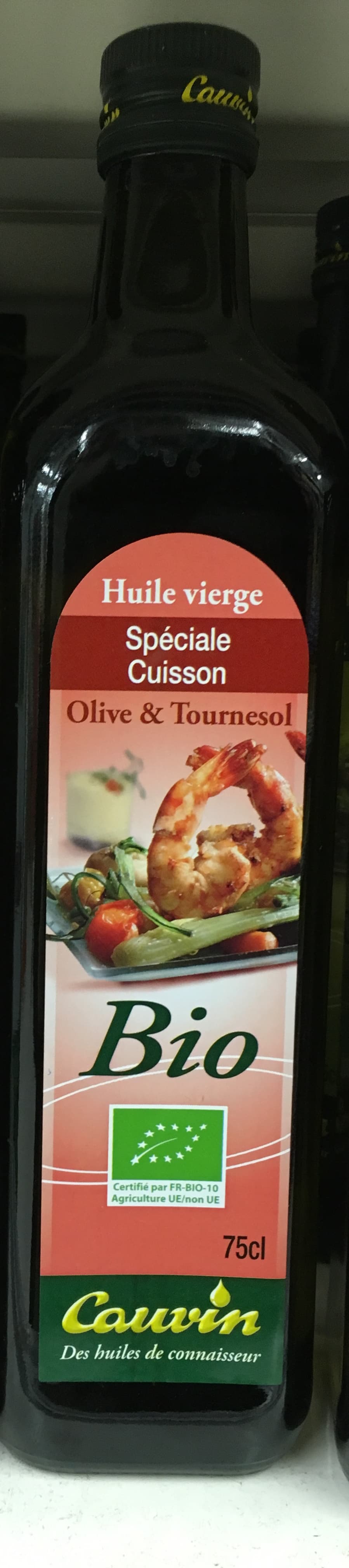 Cauvin Huile vierge spéciale cuisson Olive & Tournesol packshot