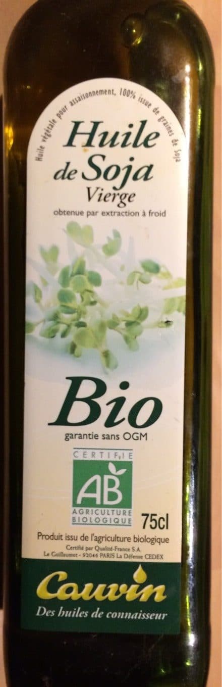 Cauvin Huile de soja bio CAUVIN packshot