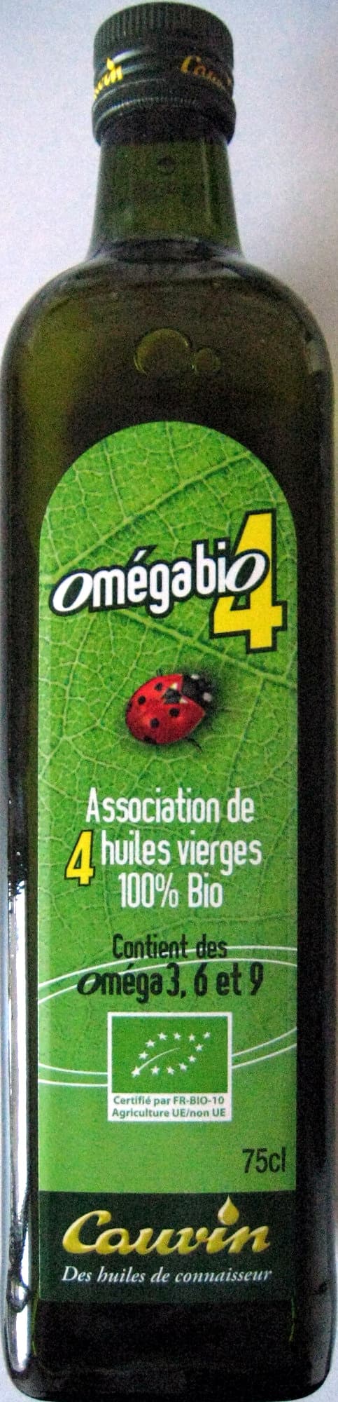 Cauvin Association de 4 huiles vierges 100% Bio packshot