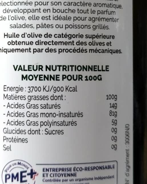Cauvin Huile D'olive Vierge extra packshot