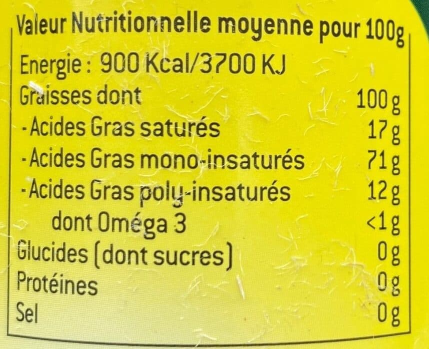 Cauvin Huile d'olive vierge extra packshot