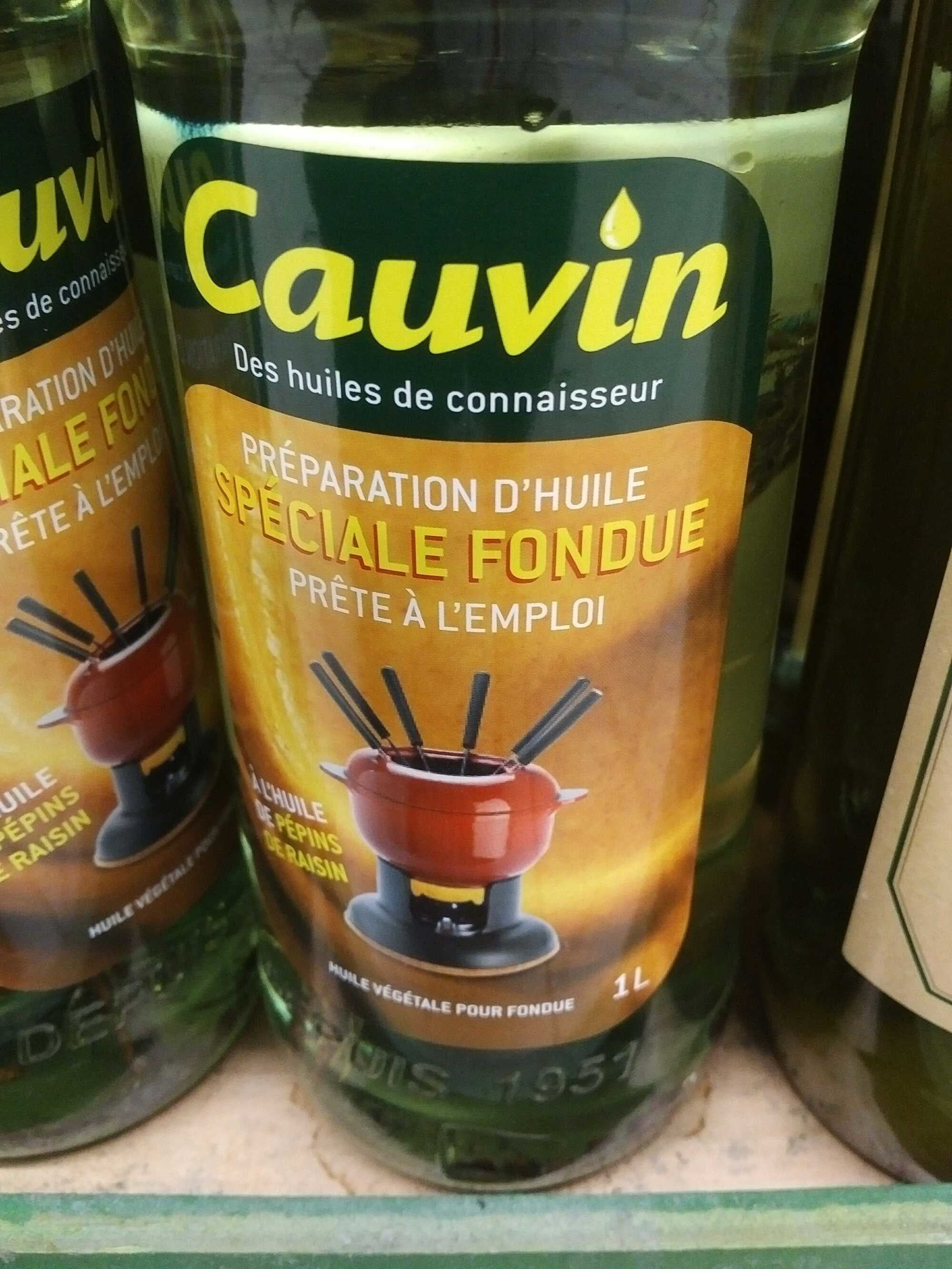 Cauvin Huile a Fondue packshot