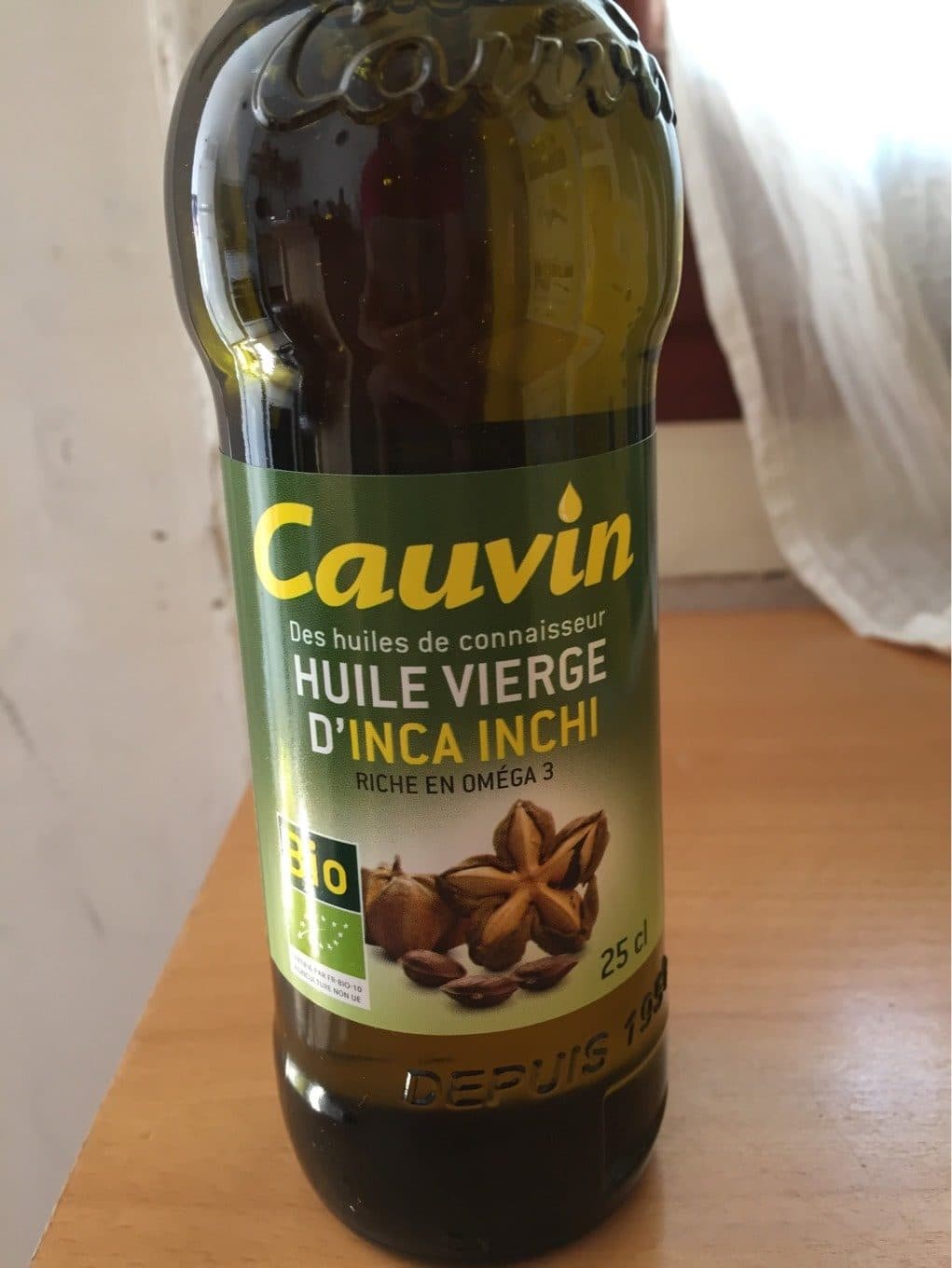 Cauvin Huile vierge d'inca inchi packshot