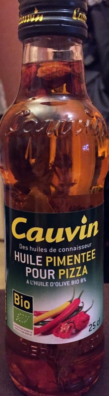Cauvin Huile Pimentée pour Pizza à l'Huile d'Olive Bio packshot