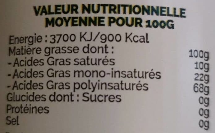 Cauvin bio huile vierge de lin packshot
