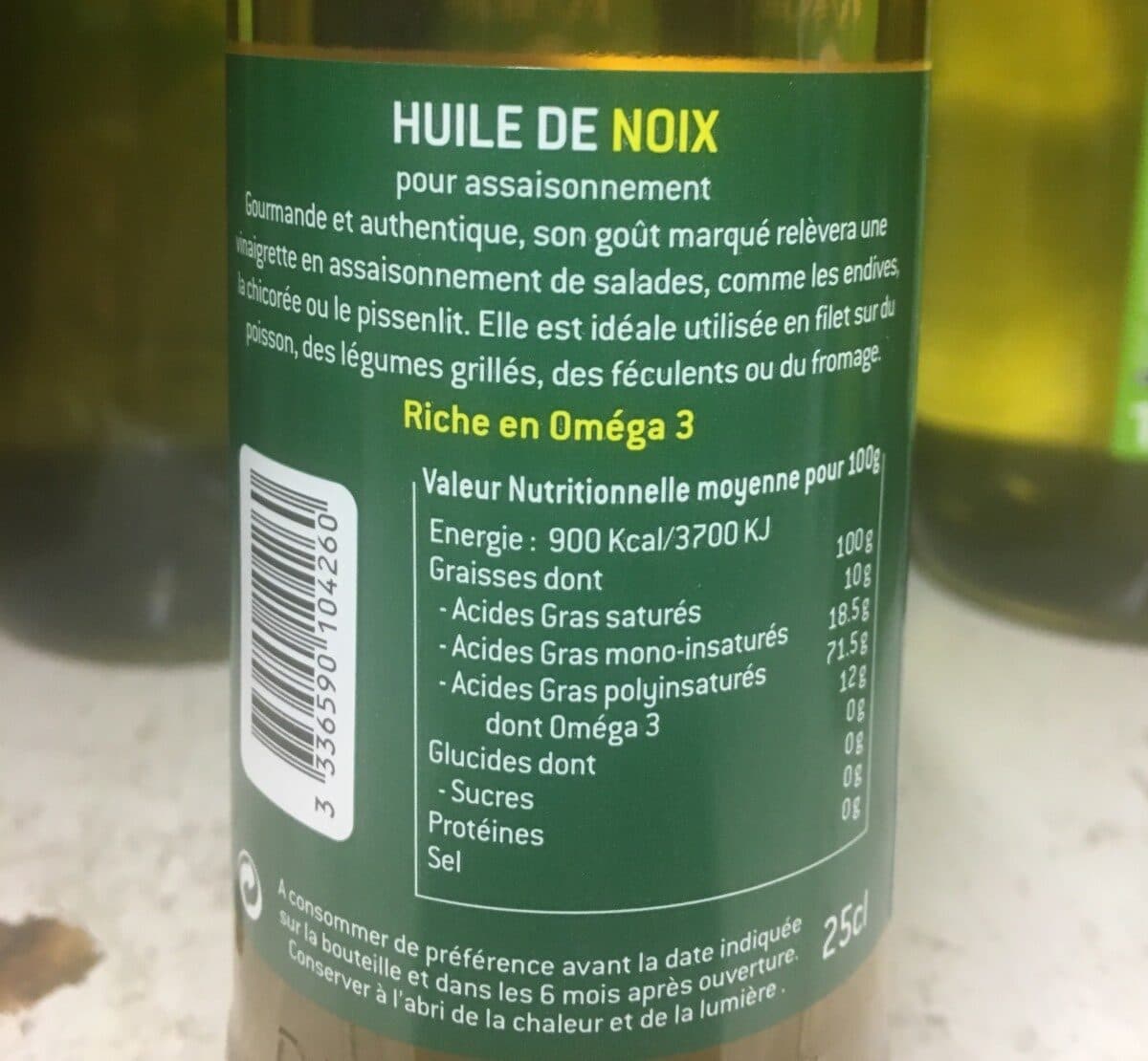Cauvin Huile de noix 2 Flaschen packshot