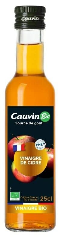 Cauvin Vinaigre de cidre Bio packshot