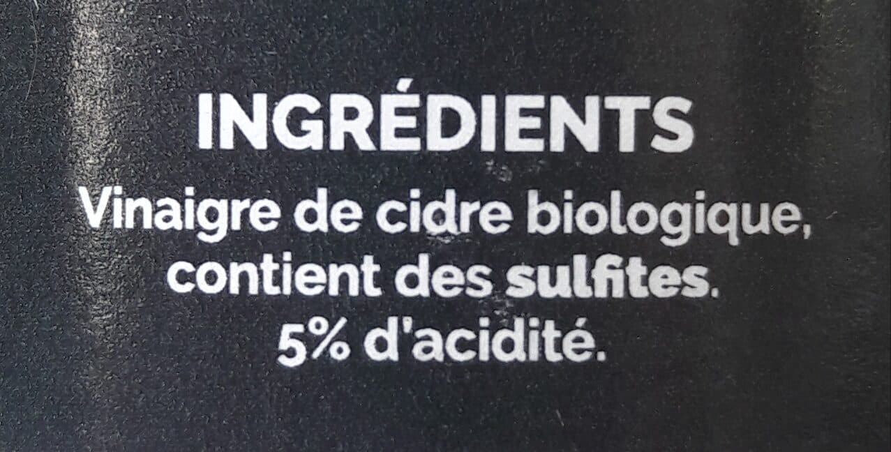 Cauvin Vinaigre de cidre Bio packshot