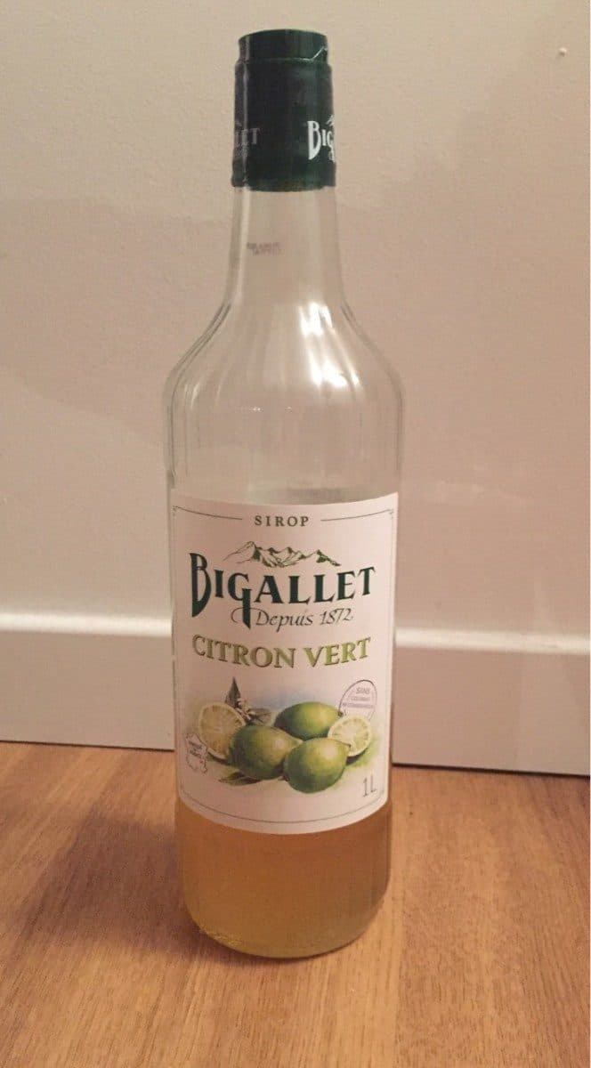 Bigallet Sirop de Citron Vert packshot