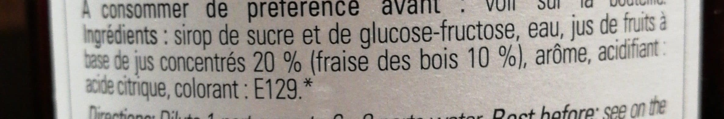 Bigallet Fraise des bois packshot