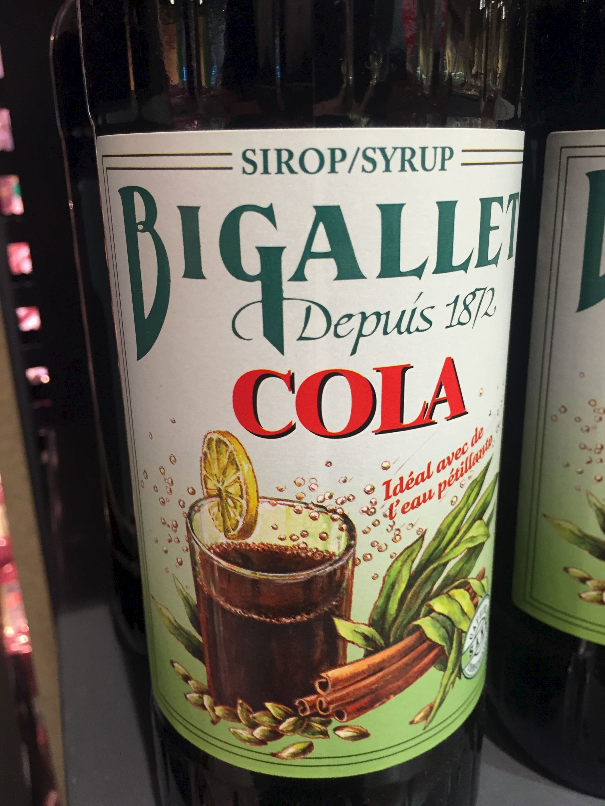 Bigallet Sirop de Cola packshot