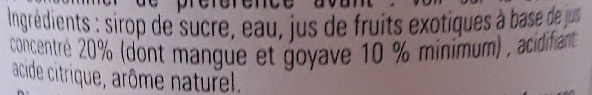 Bigallet sirop mangue goyave packshot