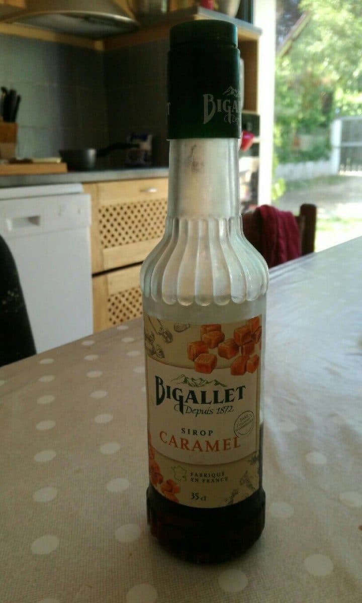 Bigallet Sirop caramel packshot