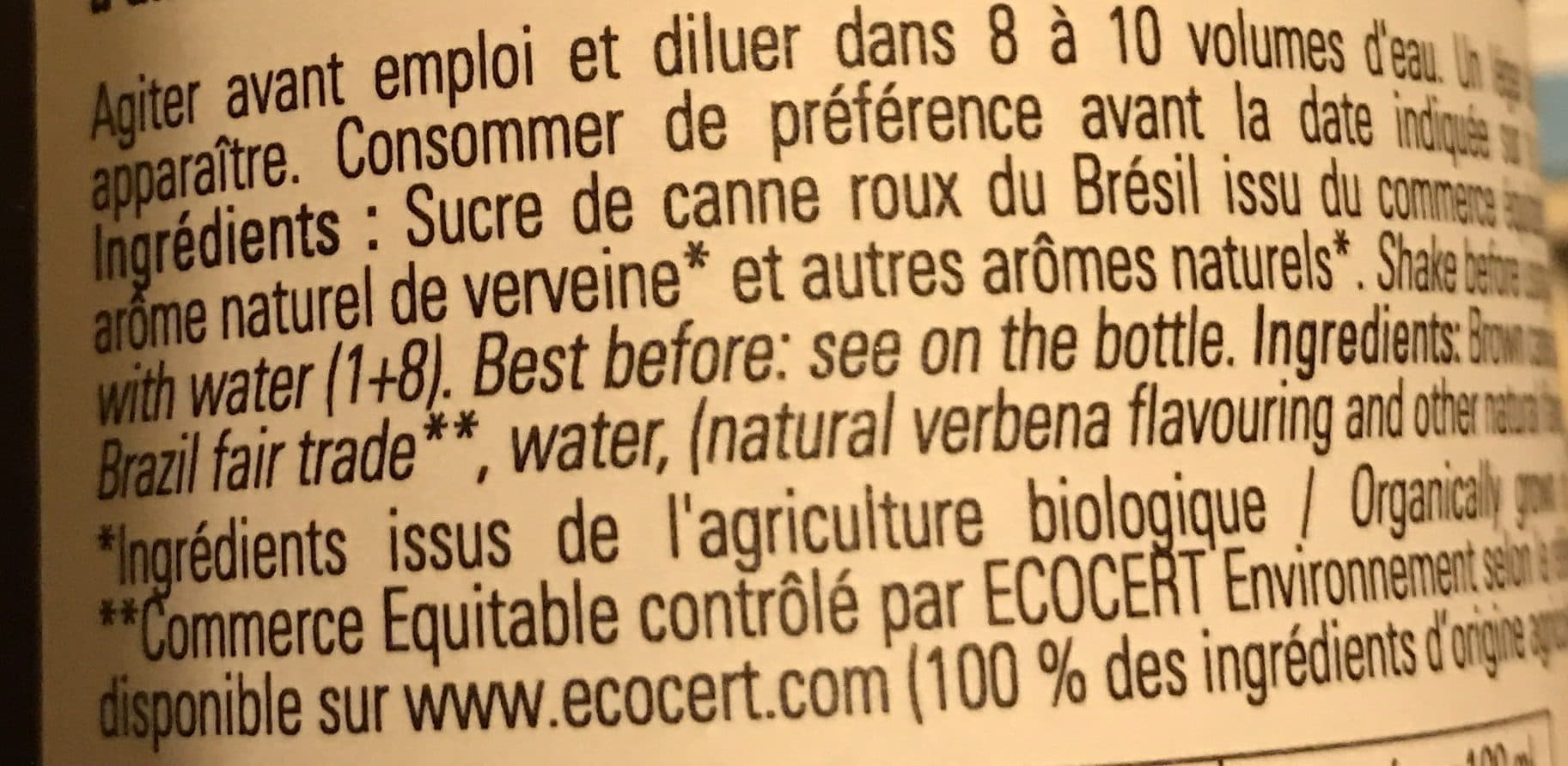 Bigallet Sirop packshot