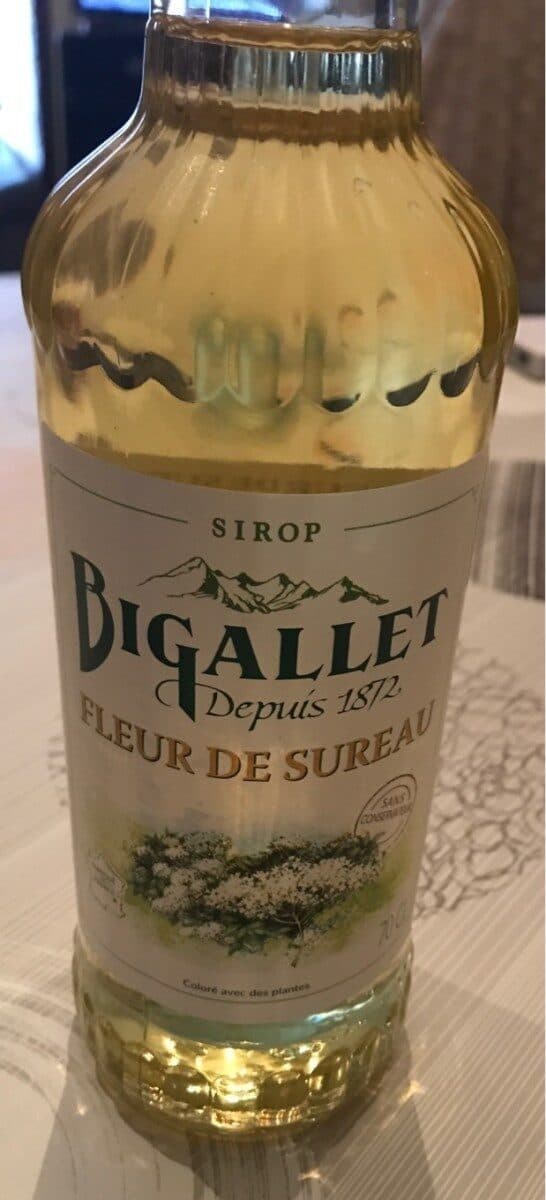 Bigallet sirop de fleur de sureau packshot