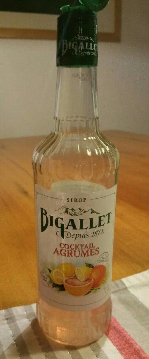 Bigallet Sirop cocktail d'agrume packshot