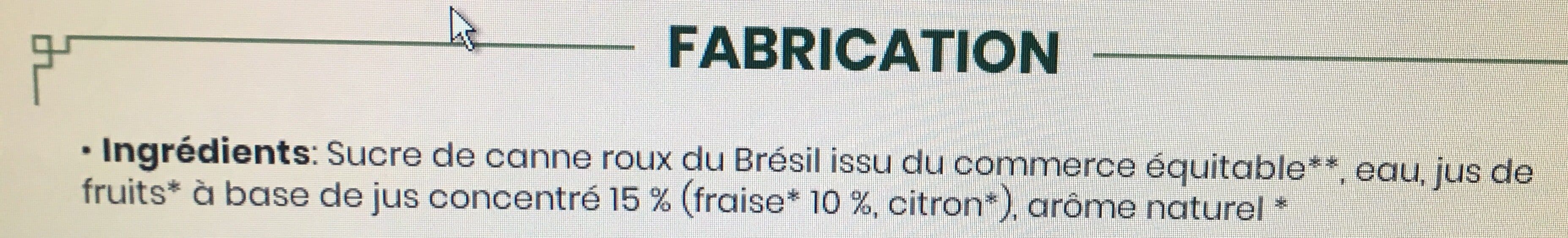 Bigallet Sirop fraise packshot