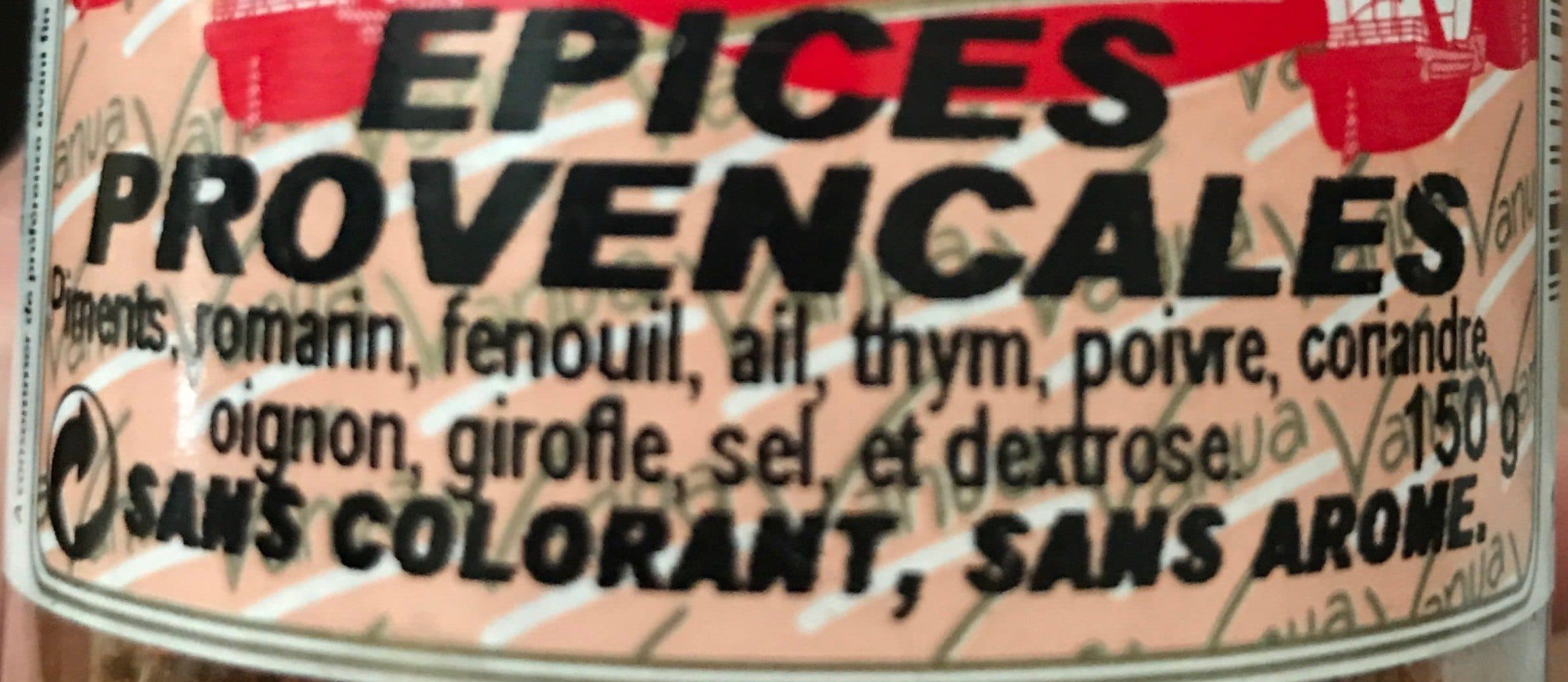 Open Food Facts Epices provencales packshot