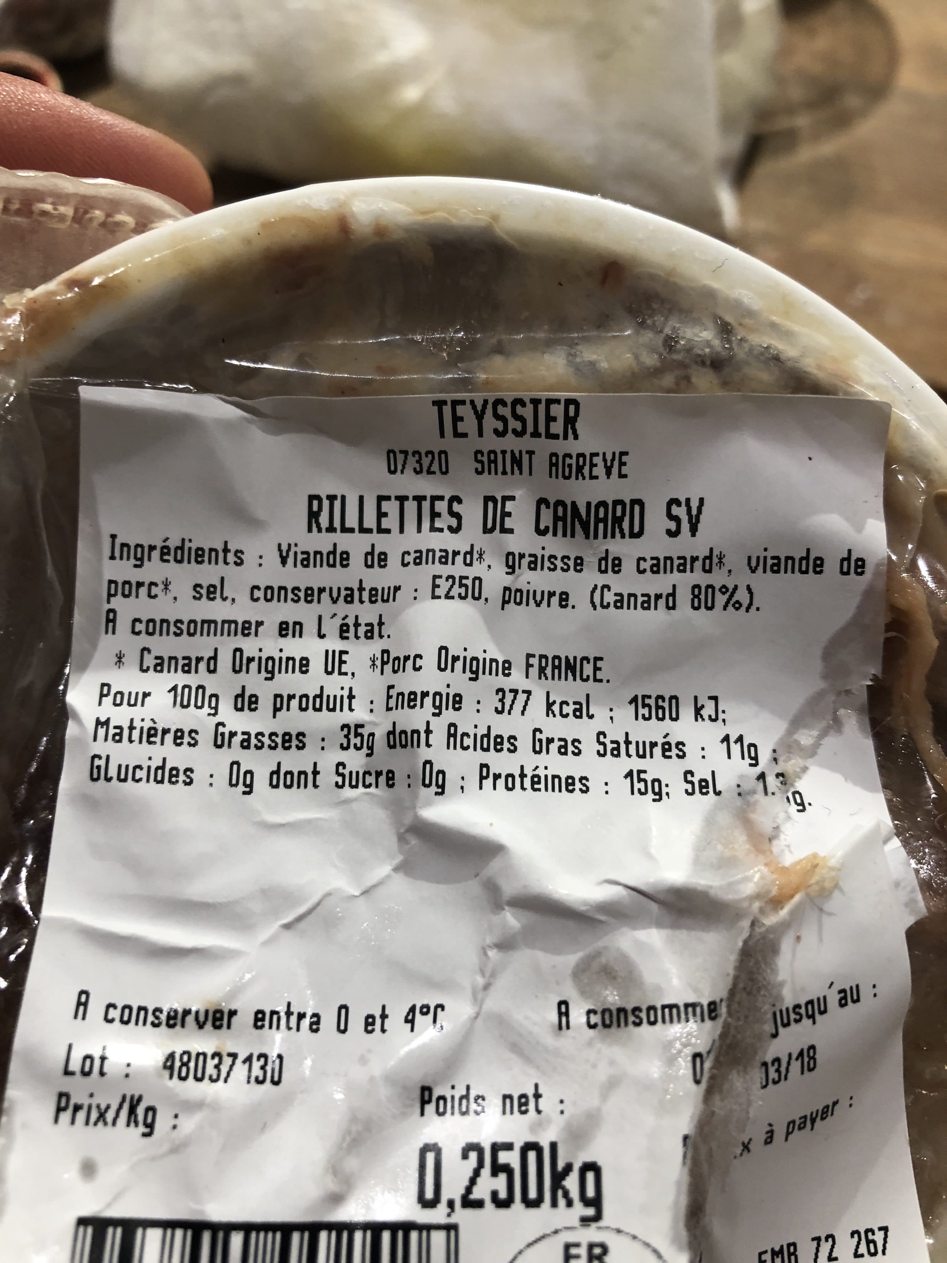 La Marniere Rillettes de canard sv packshot